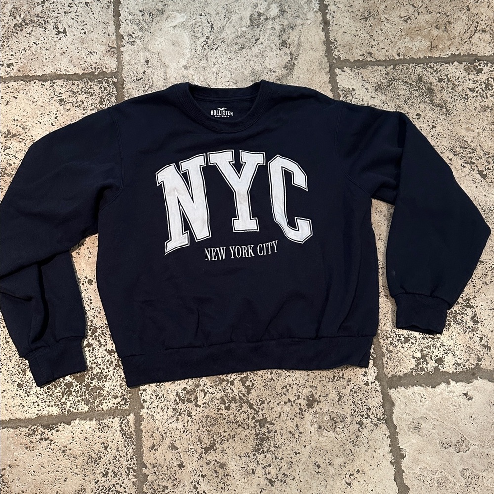 Hollister Navy Sweatshirt